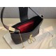 Miglior Falso Valentino Vsling Hobo Borsa Nero Vitello Granato Economiche Premium
