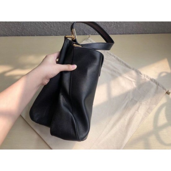 Miglior Falso Valentino Vsling Hobo Borsa Nero Vitello Granato Economiche Premium