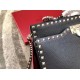 Perfette Qualità Repliche Valentino Nero Medium Rockstud Top Handle Borsa Imitazione