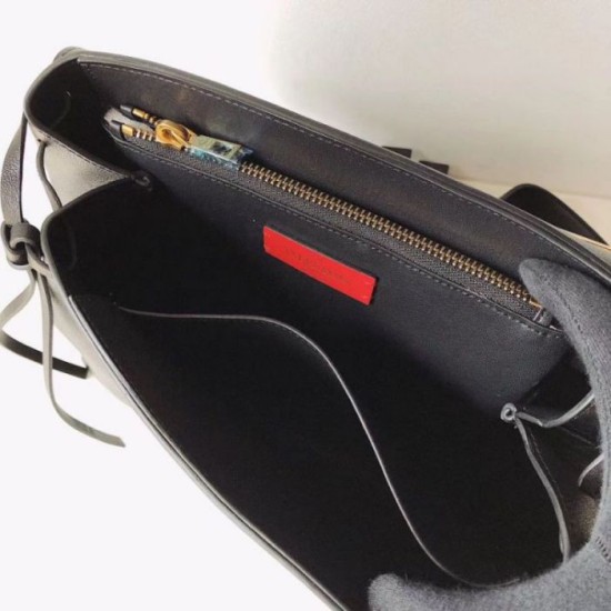 Replica perfetta Valentino Piccolo Vring HandBorsa Nero Buffalo Imitazione Outlet Online