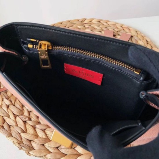 Miglior Falso Valentino Piccolo Vring HandBorsa Rosa Buffalo Economiche Premium