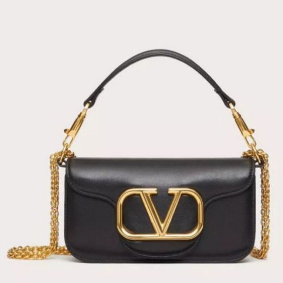 Perfette Qualità Repliche Valentino Loco Piccolo Borse a tracolla Nero Vitello Imitazione Perfette Qualità Repliche Valentino Loco Piccolo Borse a tracolla Nero Vitello Imitazione