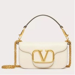 Migliore Repliche Valentino Loco Piccola Borsa A Tracolla Bianco Vitello Economiche Outlet Online