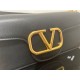 Migliore Repliche Valentino Loco Grande Borsa A Tracolla Nero Vitello Economiche Outlet Online