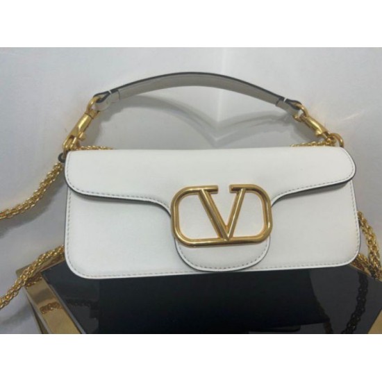 Perfette Qualità Repliche Valentino Loco Grande Borsa A Tracolla Bianco Vitello Imitazione Replica perfetta Valentino Loco Grande Borsa A Tracolla Bianco Vitello Imitazione Outlet Online