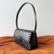 Replica perfetta Valentino Rockstud23 Borsa a tracolla vitello nera Imitazione Outlet Online
