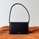 Replica perfetta Valentino Rockstud23 Borsa a tracolla vitello nera Imitazione Outlet Online