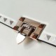 Replica perfetta Valentino Rockstud23 Borsa a tracolla vitello bianca Imitazione Outlet Online