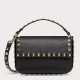 Replica perfetta Valentino Rockstud Pouch Borsa Nero Granulato Imitazione Outlet Online