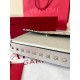 Migliore Repliche Valentino Rockstud Pouch Borsa Bianco Granulato Economiche Outlet Online