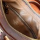 Miglior Falso Valentino Stud Sign Hobo Borsa Marrone Scuro Economiche Premium