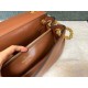 Migliore Repliche Valentino Stud Sign Borse a tracolla Marrone Nappa Economiche Outlet Online