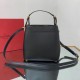 Miglior Falso Valentino Supervee Top Handle Borsa Nero Vitello Economiche Premium