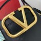 Miglior Falso Valentino Supervee Top Handle Borsa Nero Vitello Economiche Premium