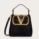 Miglior Falso Valentino Supervee Top Handle Borsa Nero Vitello Economiche Premium