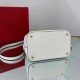 Perfette Qualità Repliche Valentino Supervee Borsa A Mano Superiore Bianco Vitello Imitazione