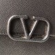 Valentino Vsling Grande Borse a tracolla Nero Vitello Granulato Replica originale di alta qualità Replica perfetta Valentino Vsling Grande Borse a tracolla Nero Vitello Granulato Imitazione Outlet Online