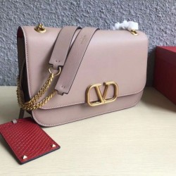 Perfette Qualità Repliche Valentino Medium Vlock Borse a tracolla Poudre Calfskin Imitazione