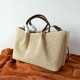 Miglior Falso Valentino Garavani Medium Straw Summer Tote Borsa Economiche Premium