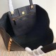 Perfette Qualità Repliche Valentino Roman Stud Tote Borsa Nero Vitello Granulato Imitazione