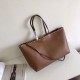 Perfette Qualità Repliche Valentino Rockstud Shopping Borsa Grande Marrone Imitazione