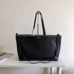 Migliore Repliche Valentino Rockstud Shopping Borsa Grande Nero Economiche Outlet Online