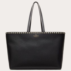 Migliore Repliche Valentino Rockstud Shopping Borsa Grande Nero Economiche Outlet Online