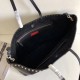 Migliore Repliche Valentino Rockstud Shopping Borsa Grande Nero Economiche Outlet Online