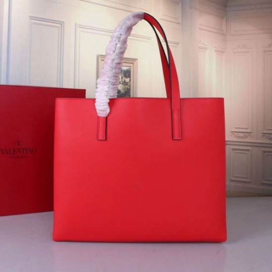 Replica perfetta Valentino Garavani Rosso Grande Vring Shopping Tote Imitazione Outlet Online