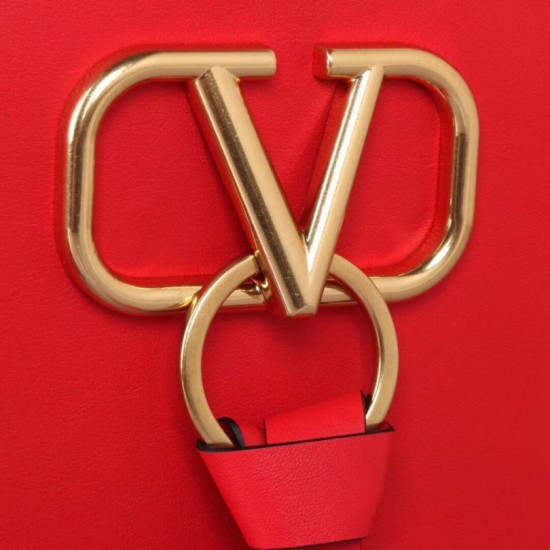 Replica perfetta Valentino Garavani Rosso Grande Vring Shopping Tote Imitazione Outlet Online