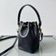 Miglior Falso Valentino VLogo Signature Mini Bucket Borsa Nero Calfskin Economiche Premium