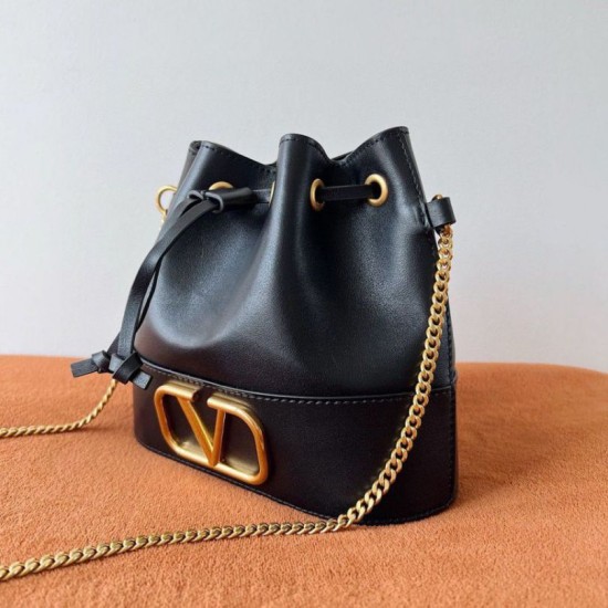 Migliore Replica Valentino VLogo Signature Mini Bucket Borsa Nero Imitazioni Outlet Italia Miglior Falso Valentino VLogo Signature Mini Bucket Borsa Nero Economiche Premium