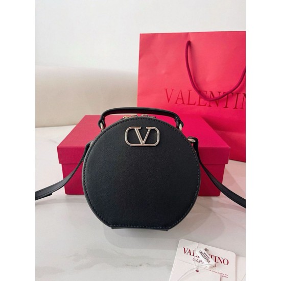 Replica perfetta Borsa Mini Valentino VLogo Signature vitello nera Imitazione Outlet Online