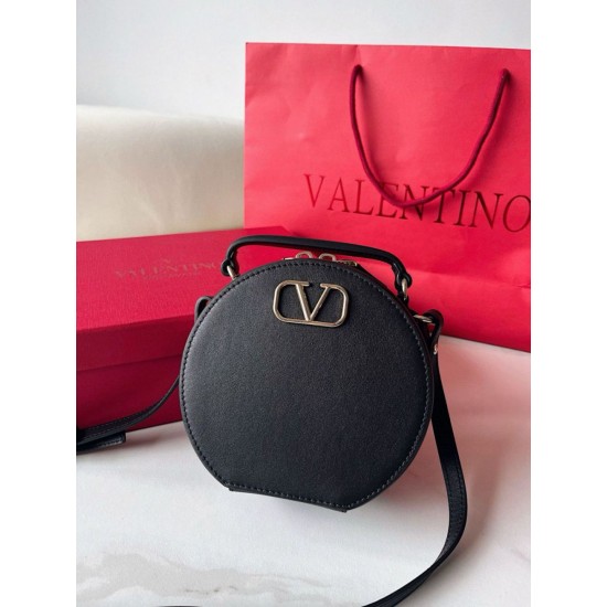 Replica perfetta Borsa Mini Valentino VLogo Signature vitello nera Imitazione Outlet Online