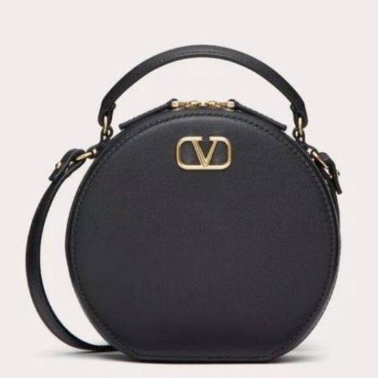 Replica perfetta Borsa Mini Valentino VLogo Signature vitello nera Imitazione Outlet Online