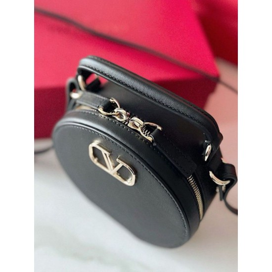 Replica perfetta Borsa Mini Valentino VLogo Signature vitello nera Imitazione Outlet Online