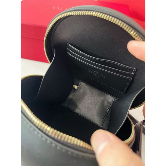 Replica perfetta Borsa Mini Valentino VLogo Signature vitello nera Imitazione Outlet Online