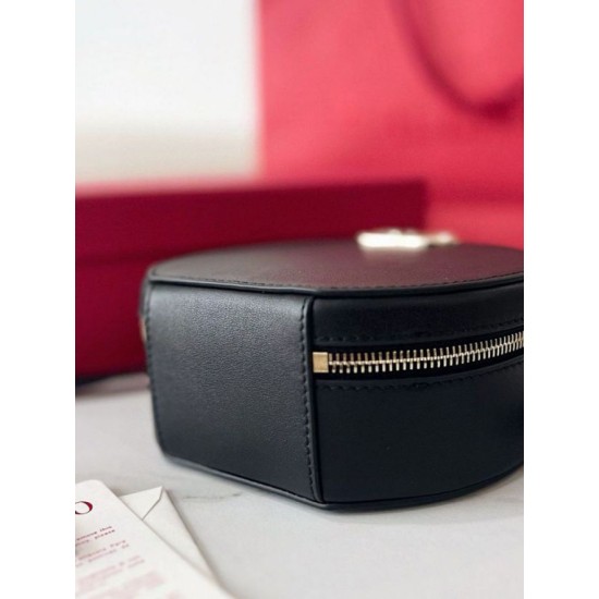 Replica perfetta Borsa Mini Valentino VLogo Signature vitello nera Imitazione Outlet Online