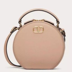 Migliore Repliche Borsa Mini Valentino VLogo Signature vitello beige Economiche Outlet Online