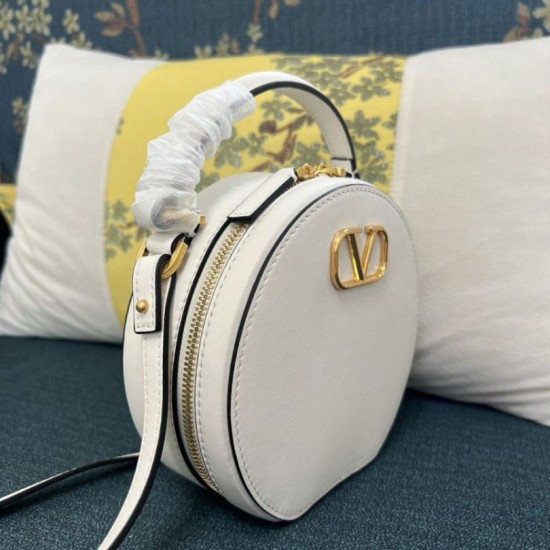 Miglior Falso Valentino VLogo Signature Mini Borsa Bianco vitello Economiche Premium