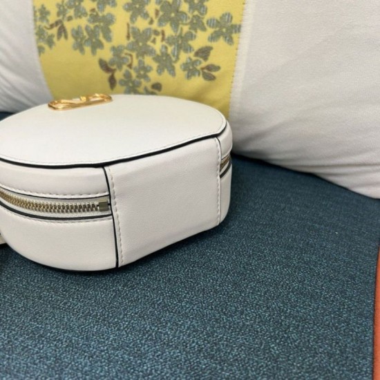 Miglior Falso Valentino VLogo Signature Mini Borsa Bianco vitello Economiche Premium