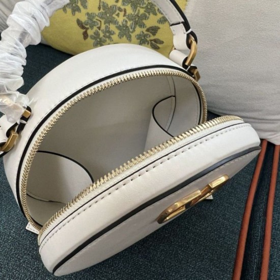 Miglior Falso Valentino VLogo Signature Mini Borsa Bianco vitello Economiche Premium