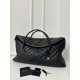 Miglior Falso Borsa da viaggio Saint Laurent Es Giant trapuntata nera Economiche Premium