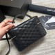 Migliore Repliche Borsa mini Saint Laurent Gaby Vanity agnello nera Economiche Outlet Online