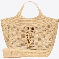 Replica YSL Saint Laurent Icare Maxi Shopping Borsa Naturel Raffia