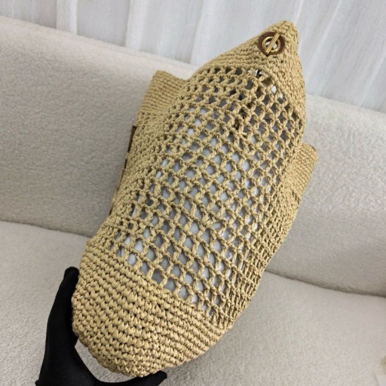 Replica YSL Saint Laurent Icare Maxi Shopping Borsa Naturel Raffia