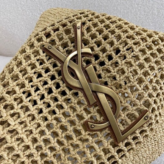 Replica YSL Saint Laurent Icare Maxi Shopping Borsa Naturel Raffia