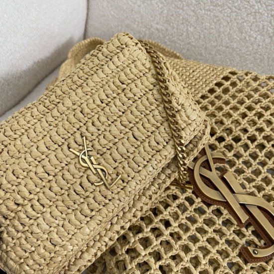 Replica YSL Saint Laurent Icare Maxi Shopping Borsa Naturel Raffia