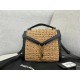 Replica perfetta Borsa Saint Laurent Cassandra Mini Top Handle rafia Imitazione Outlet Online