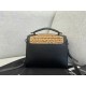 Replica perfetta Borsa Saint Laurent Cassandra Mini Top Handle rafia Imitazione Outlet Online